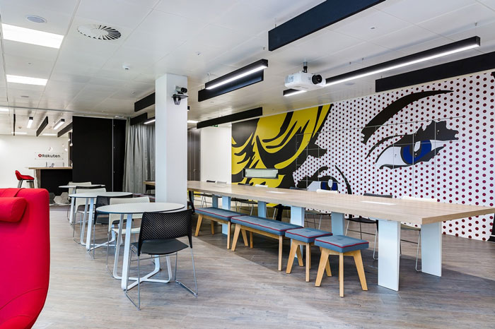 科技公司辦公室辦公區(qū)裝修設(shè)計效果圖