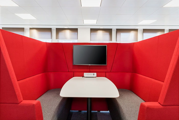 科技公司辦公室交流區(qū)裝修設(shè)計效果圖