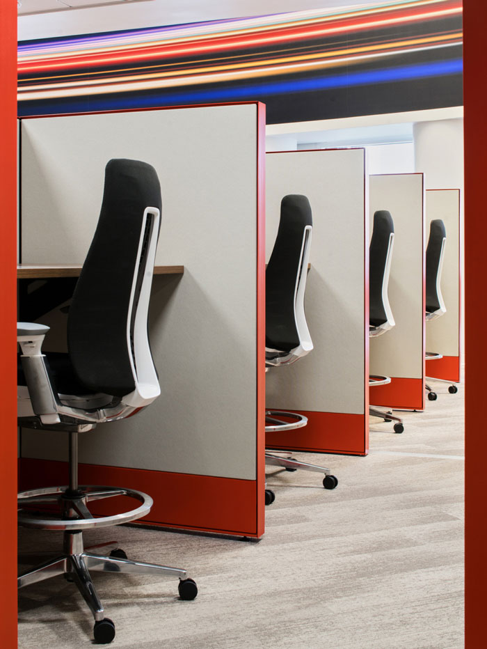 營(yíng)銷策劃公司辦公室打電話區(qū)域裝修設(shè)計(jì)效果圖