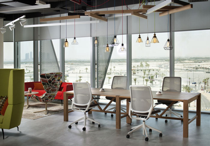 廠家辦公室辦公區(qū)裝修設計效果圖