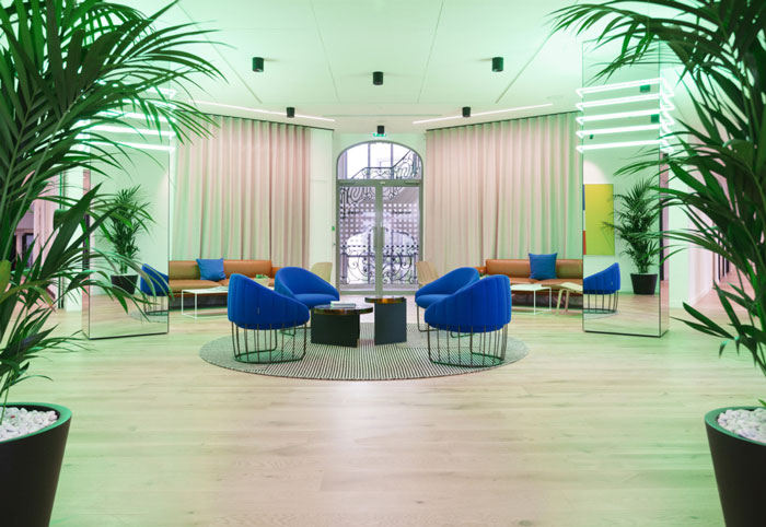 食品公司辦公室接待區(qū)裝修設(shè)計效果圖