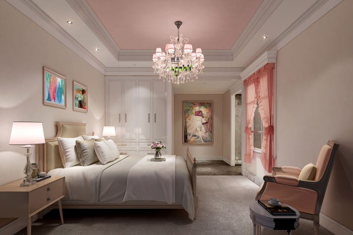 愛情酒店公主房裝修設計效果圖