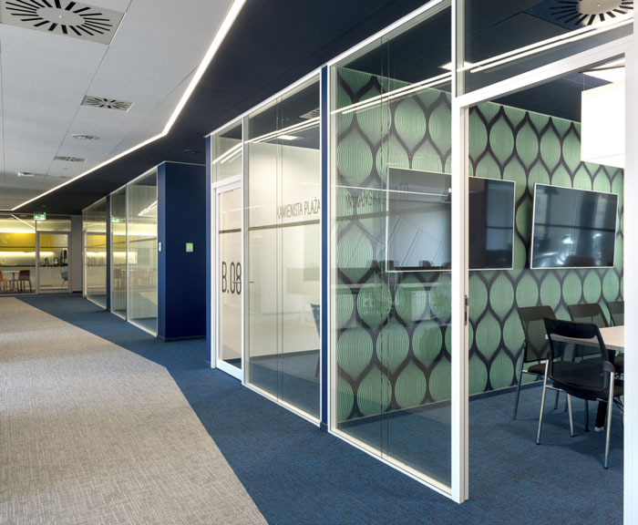 涂料公司辦公室過(guò)道裝修設(shè)計(jì)效果圖