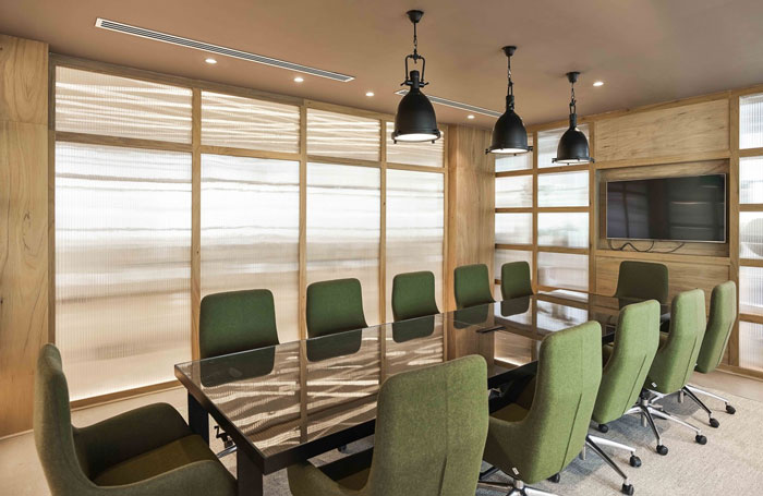 管道公司辦公室會議室裝修設(shè)計(jì)效果圖