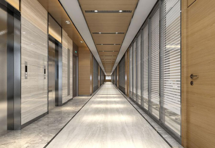 杭州勾莊辦公室走廊裝修設(shè)計(jì)效果圖