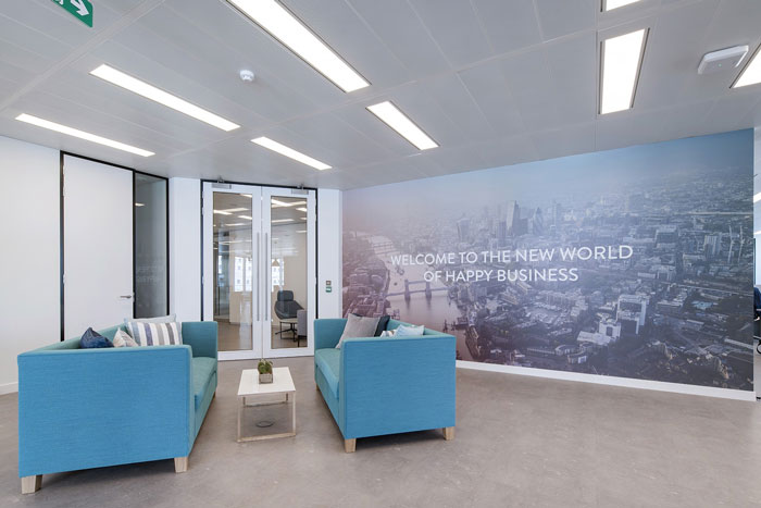 軟件公司辦公室接待區(qū)裝修設(shè)計效果圖