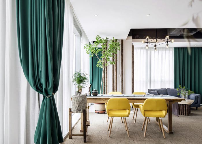 環(huán)?？偨?jīng)理辦公室左側(cè)裝修設(shè)計(jì)效果圖