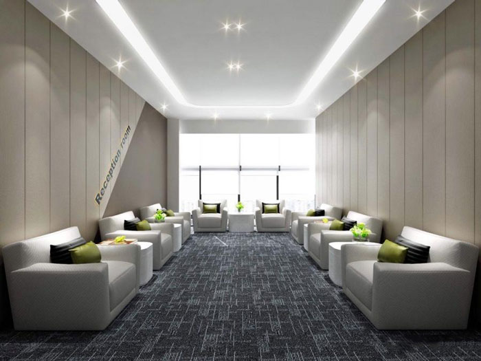 杭州濱康辦公室接待室裝修設(shè)計(jì)效果圖