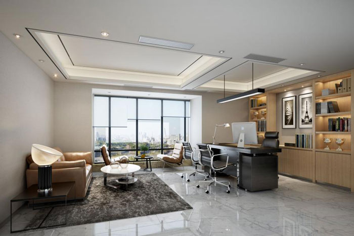 總經(jīng)理辦公室簡單裝修設(shè)計效果圖