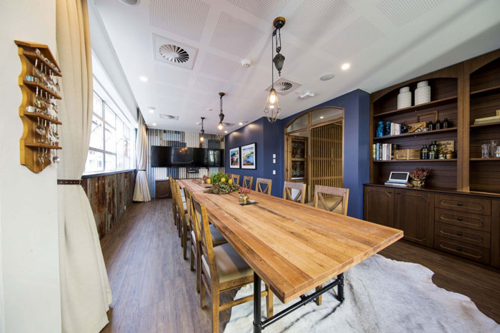 開放式辦公室會(huì)議區(qū)裝修設(shè)計(jì)效果圖