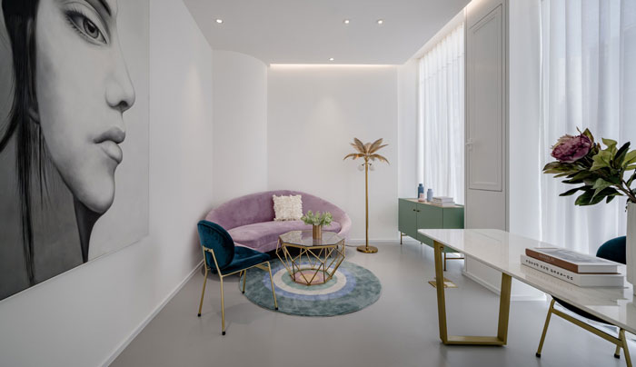 美容機(jī)構(gòu)辦公室裝修設(shè)計(jì)效果圖