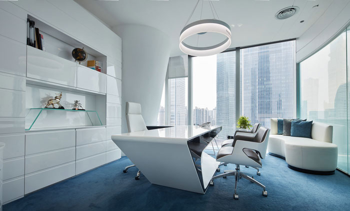 企業(yè)總經(jīng)理辦公室裝修設(shè)計(jì)效果圖