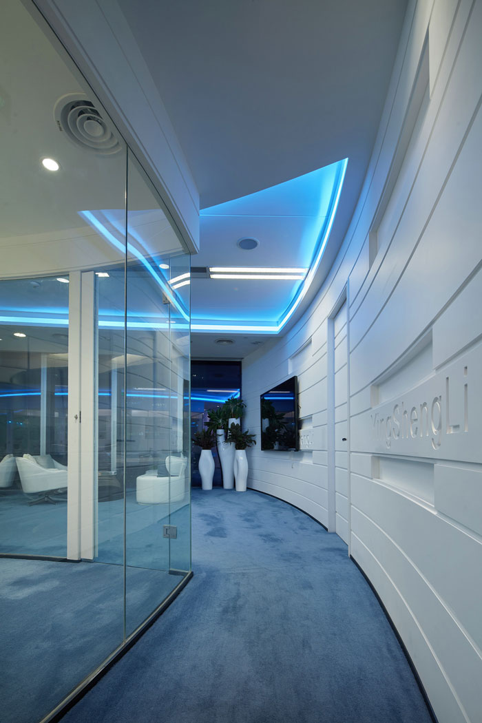 企業(yè)辦公室過道裝修設(shè)計(jì)效果圖