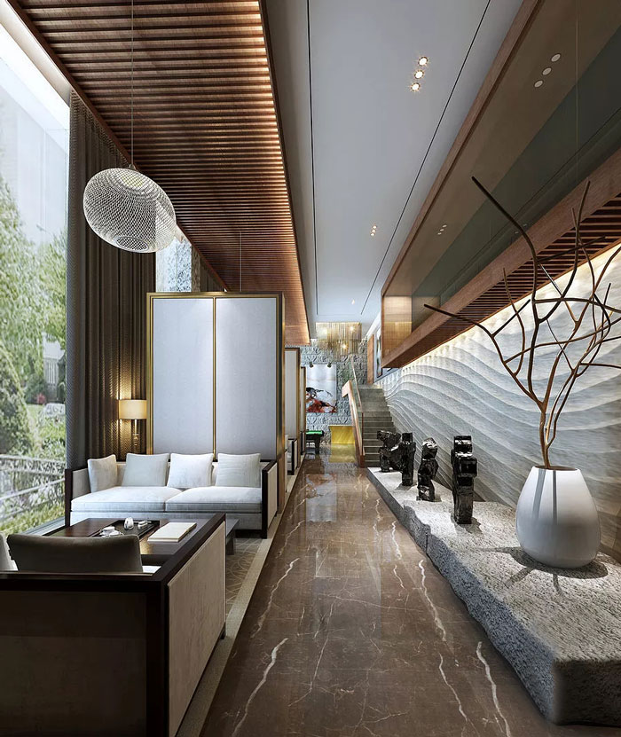 特色辦公室接待區(qū)裝修設(shè)計效果圖