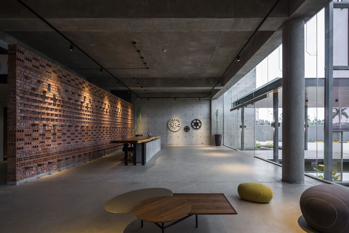 工廠辦公室接待區(qū)裝修設(shè)計效果圖