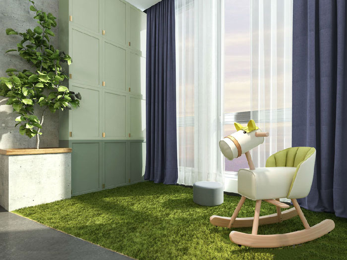 簡潔辦公室休息區(qū)裝修設(shè)計效果圖