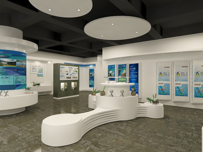 創(chuàng)業(yè)園區(qū)辦公樓展廳裝修設計效果圖