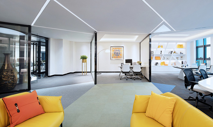 60平方辦公室過道裝修設(shè)計效果圖