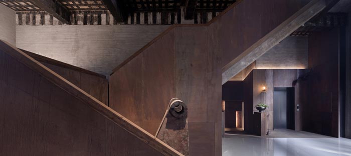 陽(yáng)朔糖舍酒店畫廊前廳裝修設(shè)計(jì)效果圖