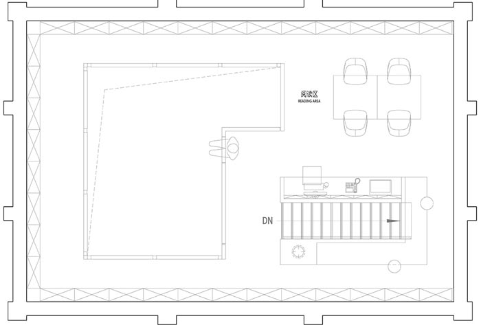 陽(yáng)朔糖舍酒店二層平面圖