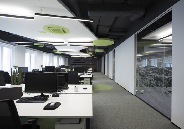 電子科技公司辦公區(qū)裝修設(shè)計效果圖