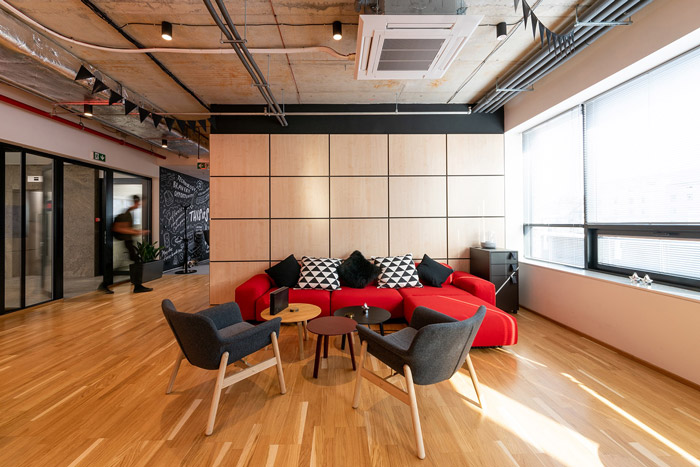 軟件科技公司辦公室進門區(qū)設計方案