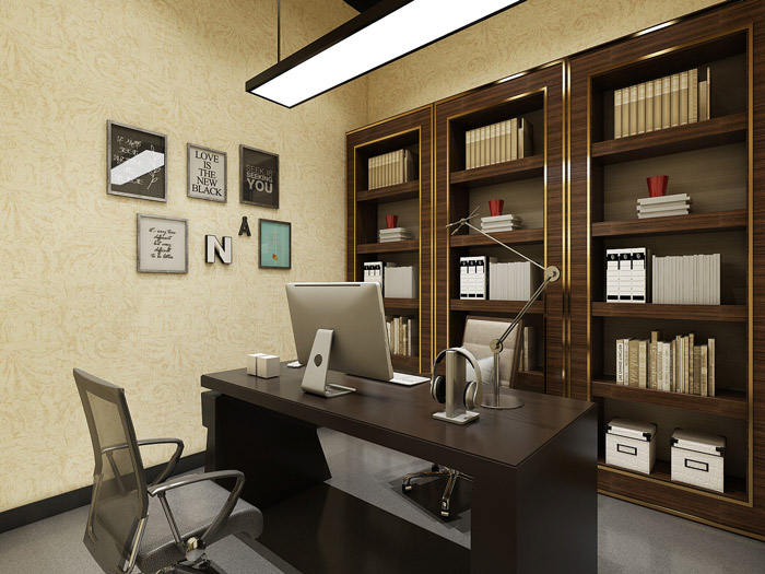 舞蹈培訓(xùn)中心校長辦公室裝修設(shè)計(jì)效果圖