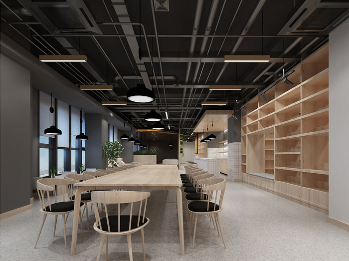 培訓(xùn)機(jī)構(gòu)會(huì)議區(qū)裝修設(shè)計(jì)效果圖