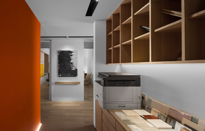 家庭式辦公室打印區(qū)裝修設(shè)計效果圖