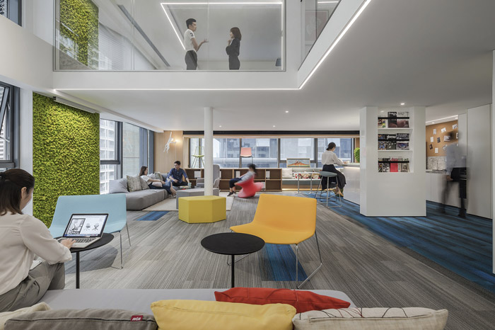 公司辦公室交流區(qū)裝修設計方案