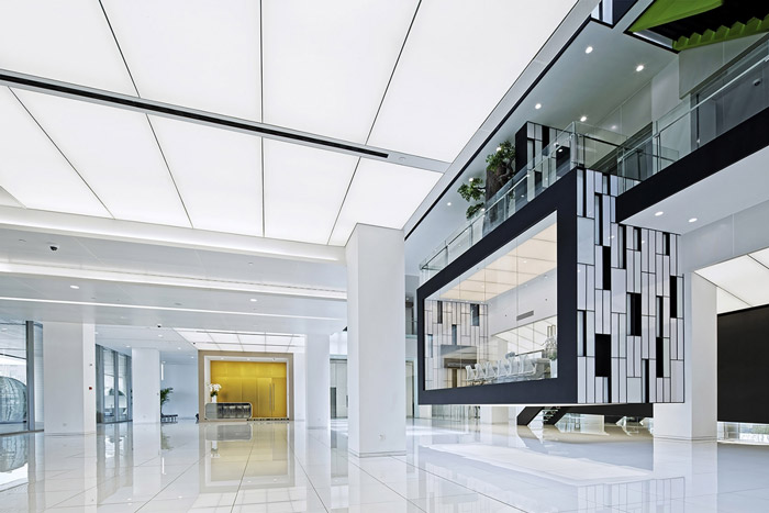 網(wǎng)絡(luò)公司辦公室前臺(tái)裝修設(shè)計(jì)方案