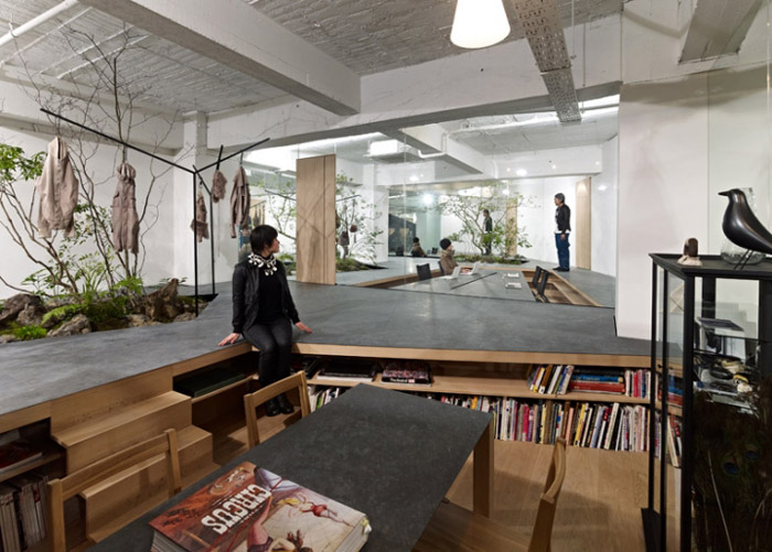 皮具公司辦公區(qū)裝修設計效果圖