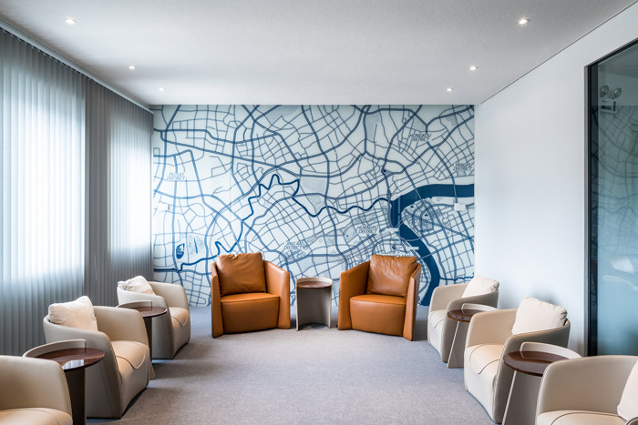 集團(tuán)總部辦公樓接待區(qū)裝修設(shè)計(jì)效果圖