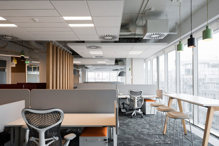 it公司辦公室辦公區(qū)設計裝修效果圖