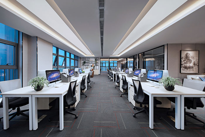 公司寫字樓辦公區(qū)裝修設(shè)計效果圖