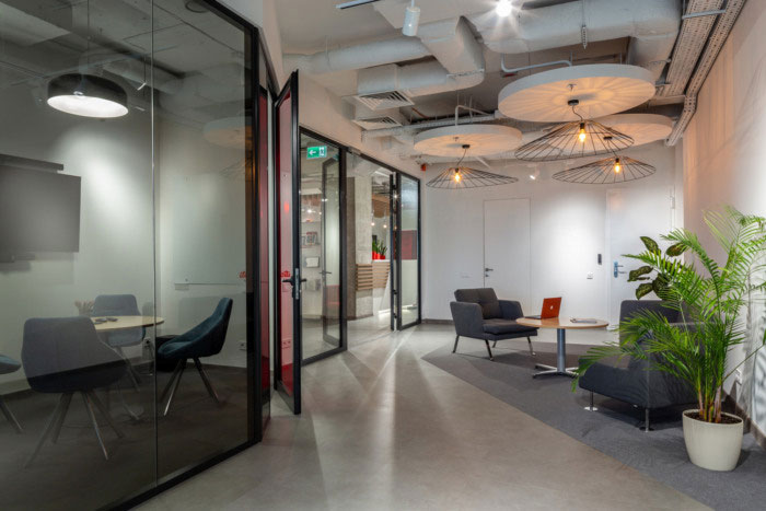 納維亞風(fēng)格辦公室接待區(qū)裝修設(shè)計(jì)效果圖