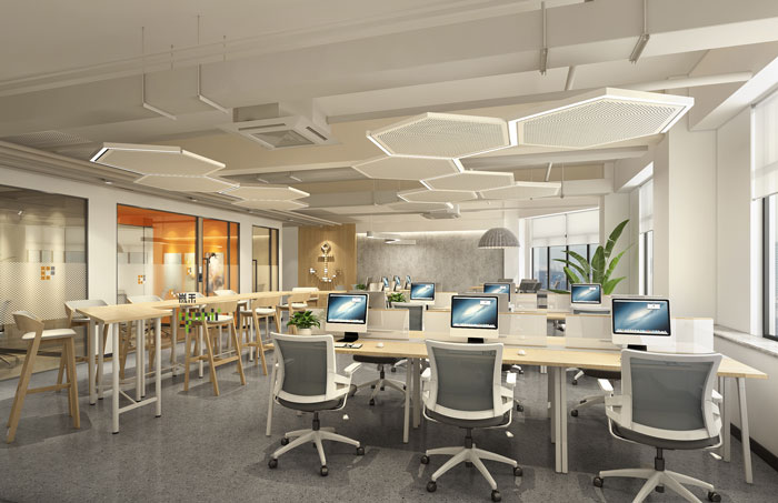 杭州聯(lián)合辦公辦公區(qū)裝修設(shè)計效果圖