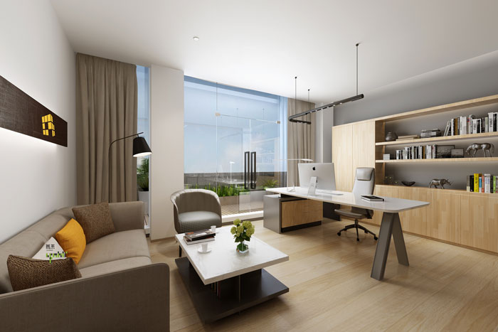 杭州聯(lián)合辦公總經(jīng)理辦公室裝修設(shè)計效果圖