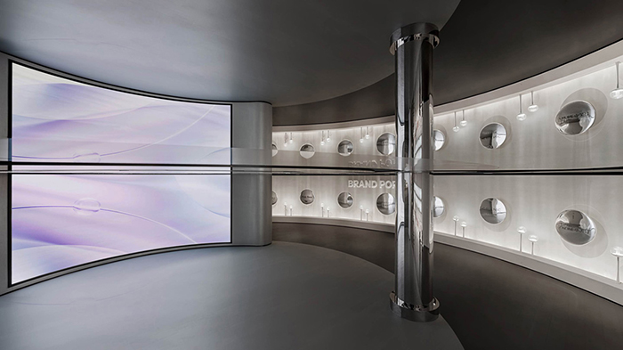 美妝行業(yè)展廳設計案例